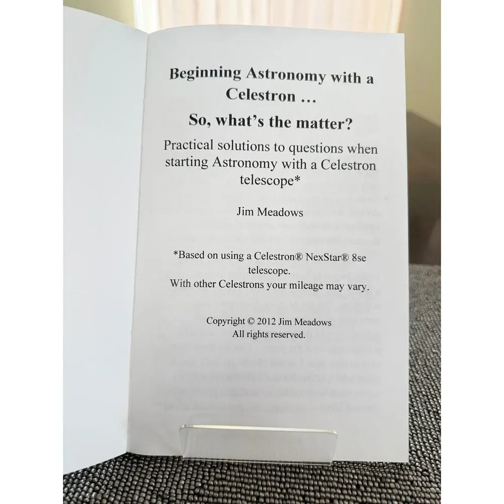 Beginning Astronomy With a Celestine… So, What’s the Matter?